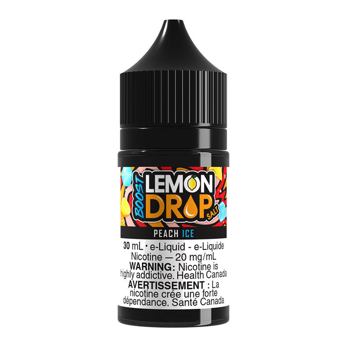 Lemon Drop Boost Salt Nic E-Liquid - Peach Ice 30ml | Free Shipping $75+ NVB Inc. Lemon Drop Boost Salt Nic E-Liquid - Peach Ice 30ml | Free Shipping $75+ NVB Inc.