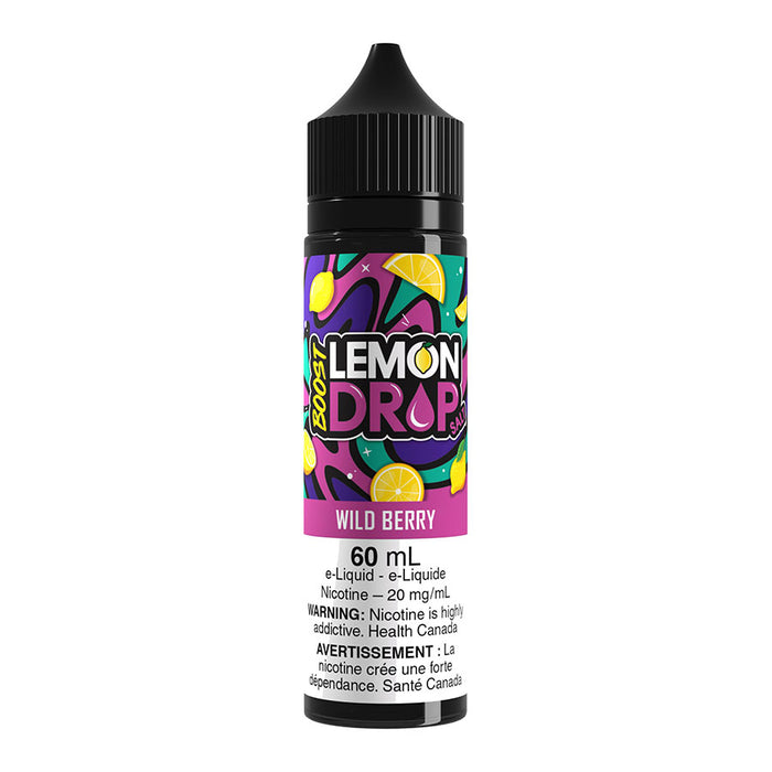 Lemon Drop Boost Salt Nic E-Liquid - Wild Berry 60ml
