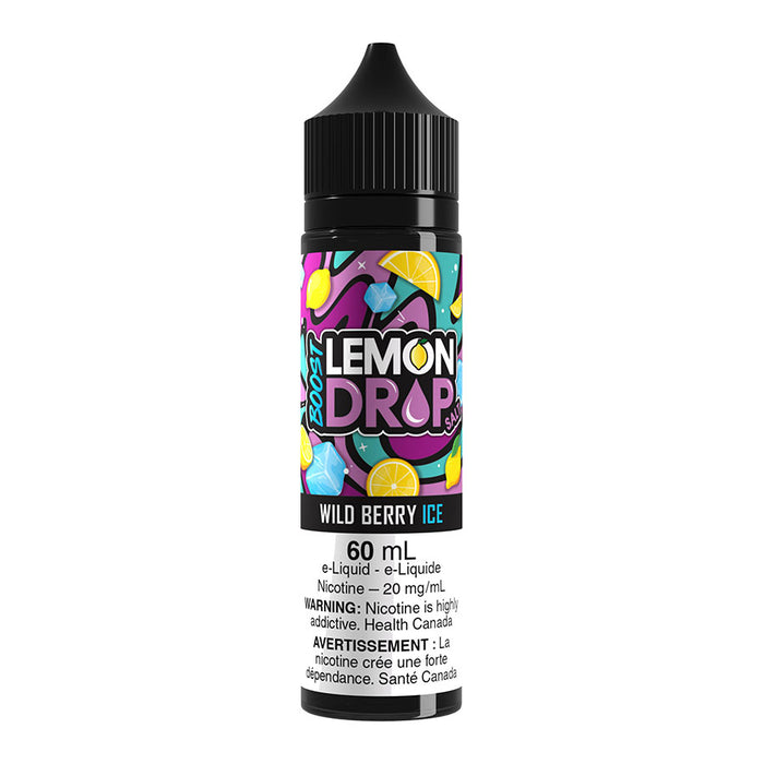 Lemon Drop Boost Salt Nic E-Liquid - Wild Berry Ice 60ml