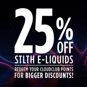 Save 25% On All STLTH E-Liquids!