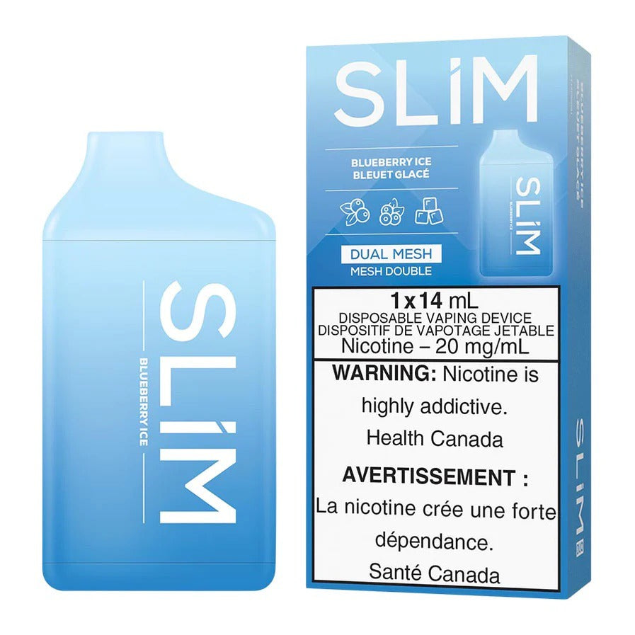 Slim Blueberry Ice disposable vape device