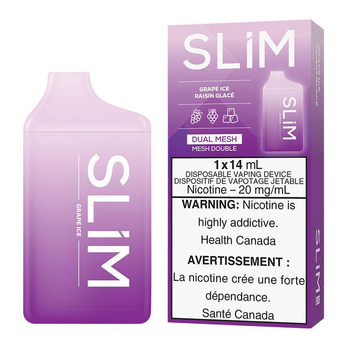 Slim 7500 Disposable Vape Device - Grape Ice