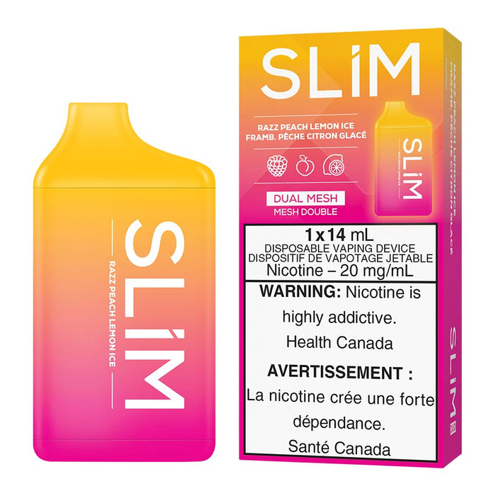 Slim 7500 Disposable Vape Device - Razz Peach Lemon Ice