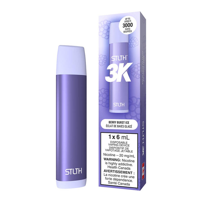 STLTH 3K Disposable Vape Device - Berry Burst Ice