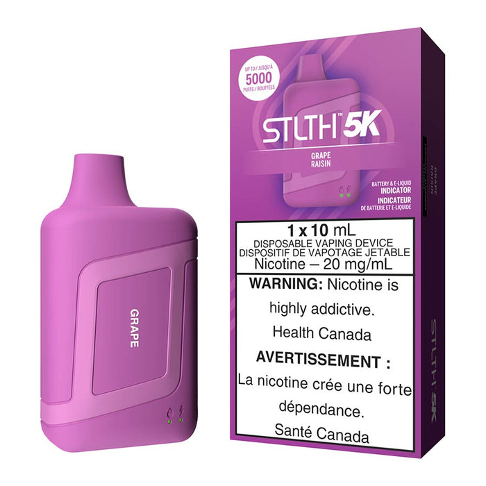 STLTH 5K Disposable Vape Device - Grape