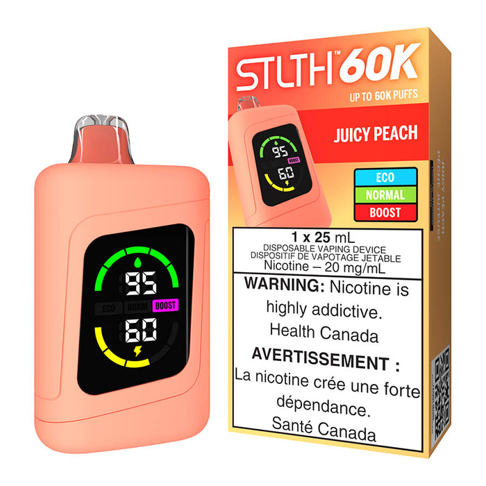 STLTH 60K Disposable Vape Device - Juicy Peach