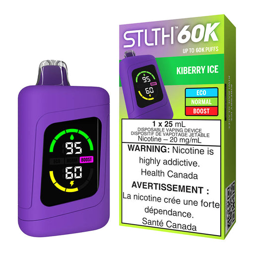 STLTH 60K Disposable Vape Device - Kiberry Ice 25ml | Free Shipping $75+ NVB Inc. STLTH 60K Disposable Vape Device - Kiberry Ice 25ml | Free Shipping $75+ NVB Inc.
