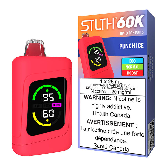 STLTH 60K Disposable Vape Device - Punch Ice