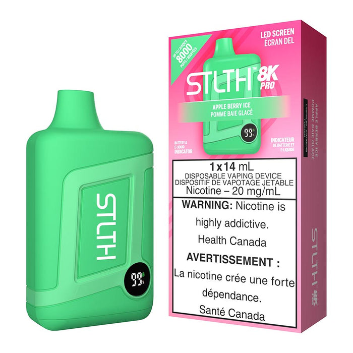 STLTH 8K Pro Disposable Vape Device - Apple Berry Ice