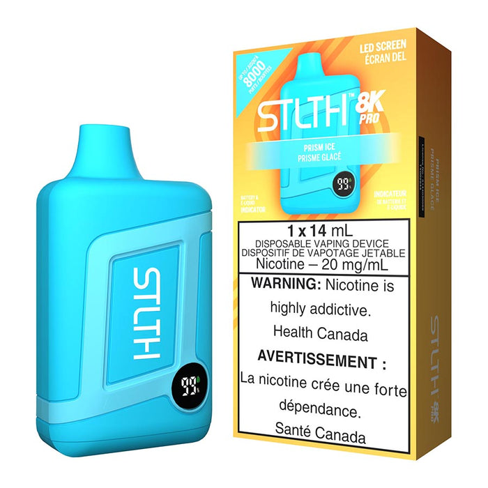 STLTH 8K Pro Disposable Vape Device - Prism Ice