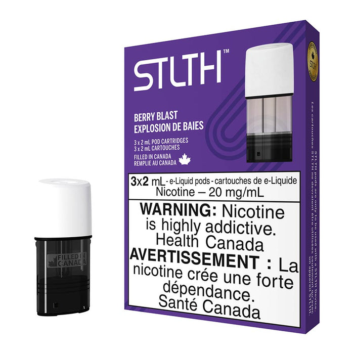STLTH E-Liquid Pod Pack - Berry Blast 6ml | Free Shipping $75+ NVB Inc. STLTH E-Liquid Pod Pack - Berry Blast 6ml | Free Shipping $75+ NVB Inc.