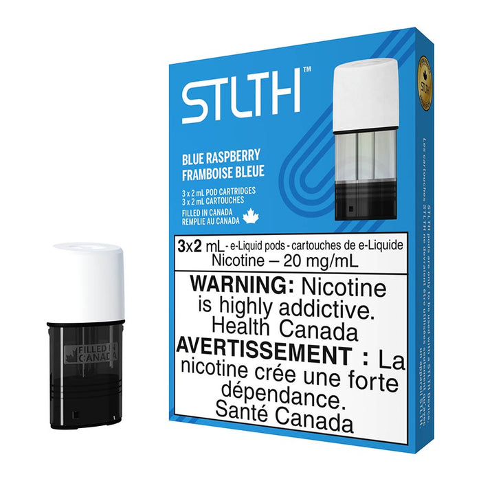 STLTH E-Liquid Pod Pack - Blue Raspberry 6ml | Free Shipping $75+ NVB Inc. STLTH E-Liquid Pod Pack - Blue Raspberry 6ml | Free Shipping $75+ NVB Inc.