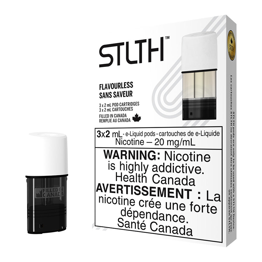 All Flavourless E-Liquids, STLTH Pods and Disposables