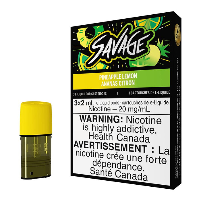 STLTH E-Liquid Pod Pack - Savage Pineapple Lemon