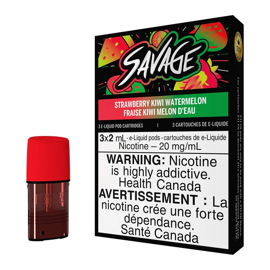 STLTH Savage Strawberry Kiwi Watermelon pod