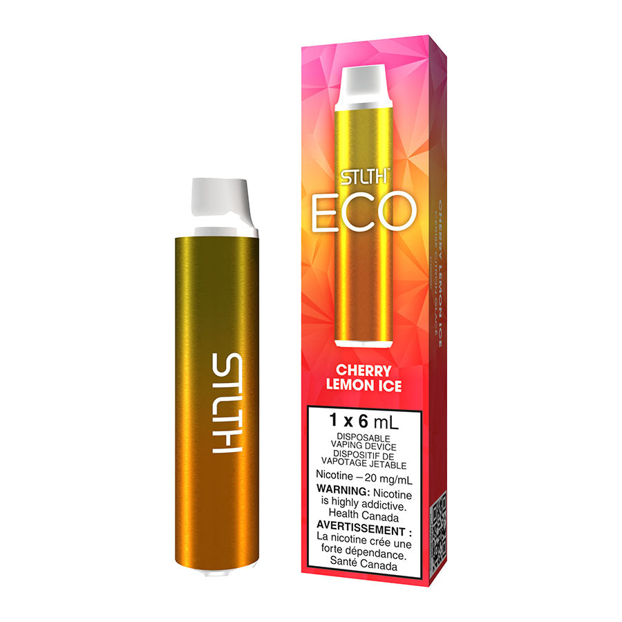STLTH ECO Disposable Vape Device - Cherry Lemon Ice 6ml | Free Shipping $75+ NVB Inc. STLTH ECO Disposable Vape Device - Cherry Lemon Ice 6ml | Free Shipping $75+ NVB Inc.