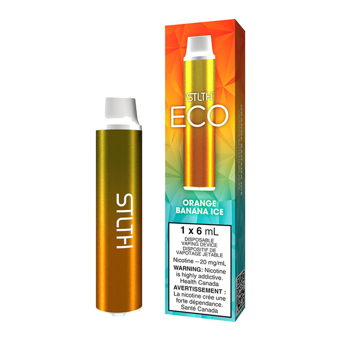 STLTH ECO Disposable Vape Device - Orange Banana Ice