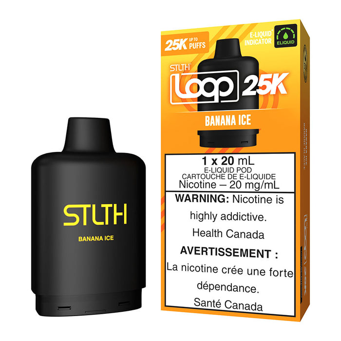 STLTH Loop 25K E-Liquid Pod Pack - Banana Ice