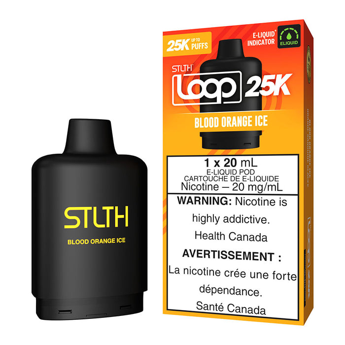STLTH Loop 25K E-Liquid Pod Pack - Blood Orange Ice 20ml | Free Shipping $75+ NVB Inc. STLTH Loop 25K E-Liquid Pod Pack - Blood Orange Ice 20ml | Free Shipping $75+ NVB Inc.