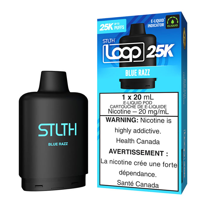 STLTH Loop 25K E-Liquid Pod Pack - Blue Razz