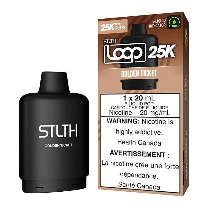 STLTH Loop 25K E-Liquid Pod Pack - Golden Ticket