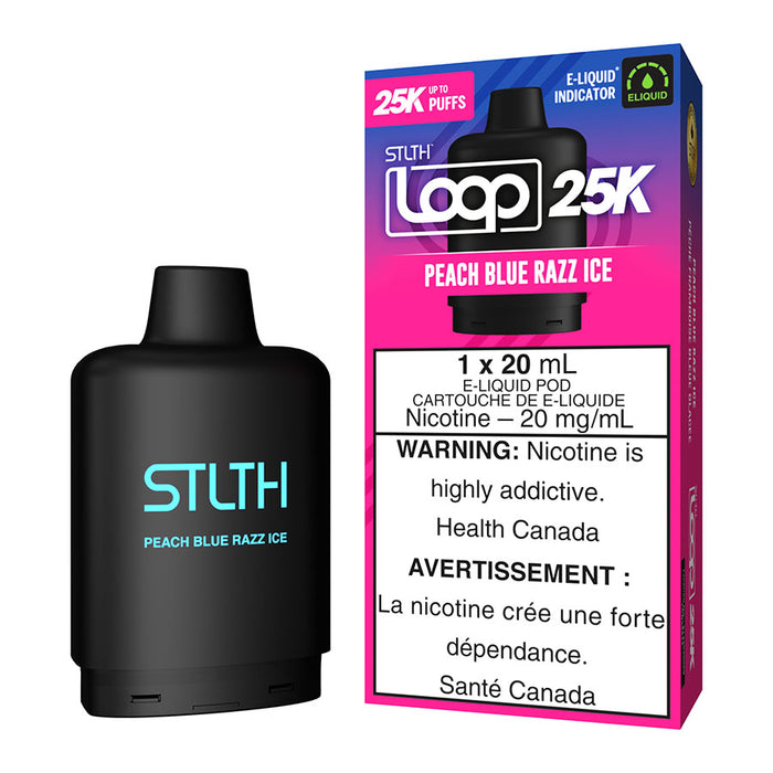 STLTH Loop 25K E-Liquid Pod Pack - Peach Blue Razz Ice