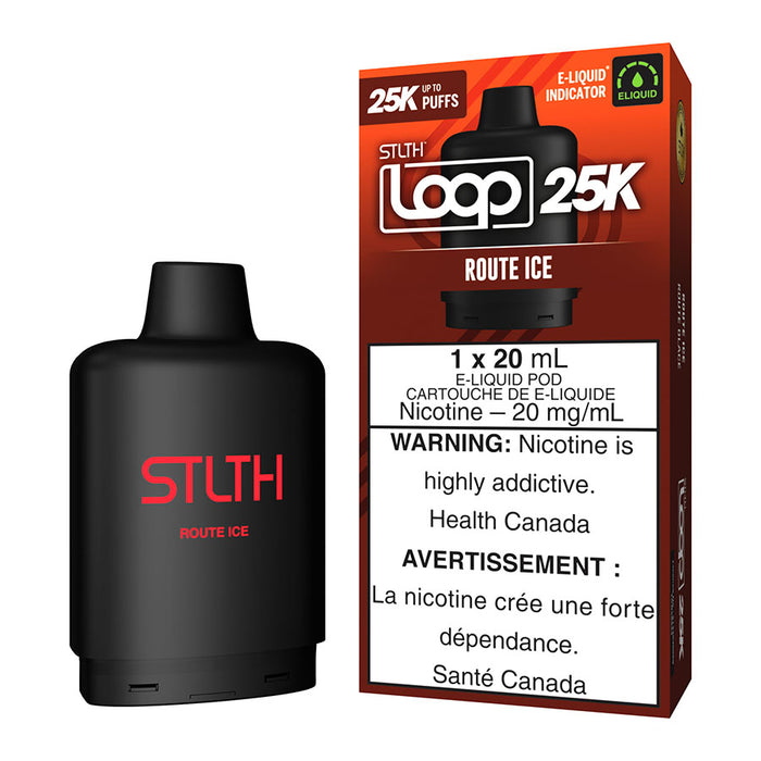 STLTH Loop 25K E-Liquid Pod Pack - Route Ice