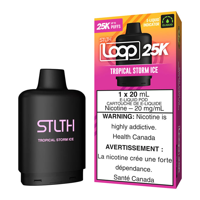 STLTH Loop 25K E-Liquid Pod Pack - Tropical Storm Ice