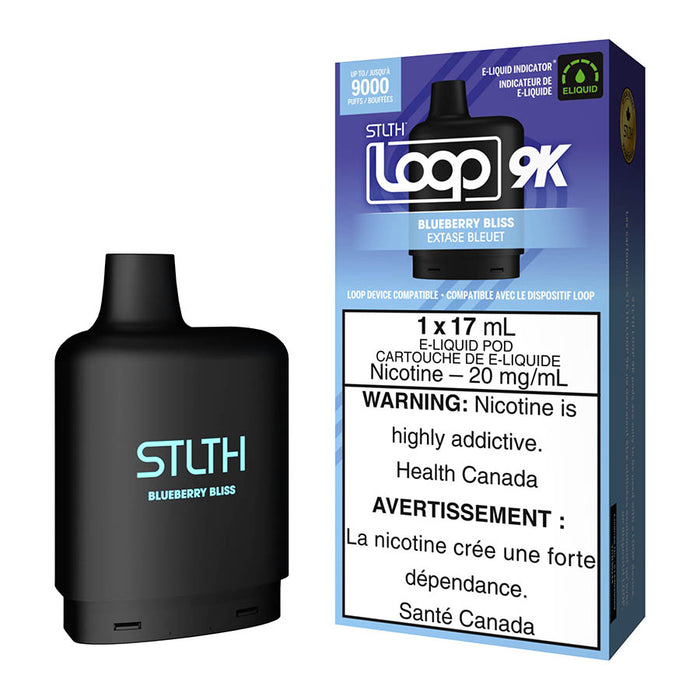 STLTH Loop 9K E-Liquid Pod Pack - Blueberry Bliss