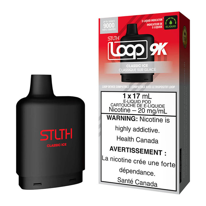 STLTH Loop 9K E-Liquid Pod Pack - Classic Ice