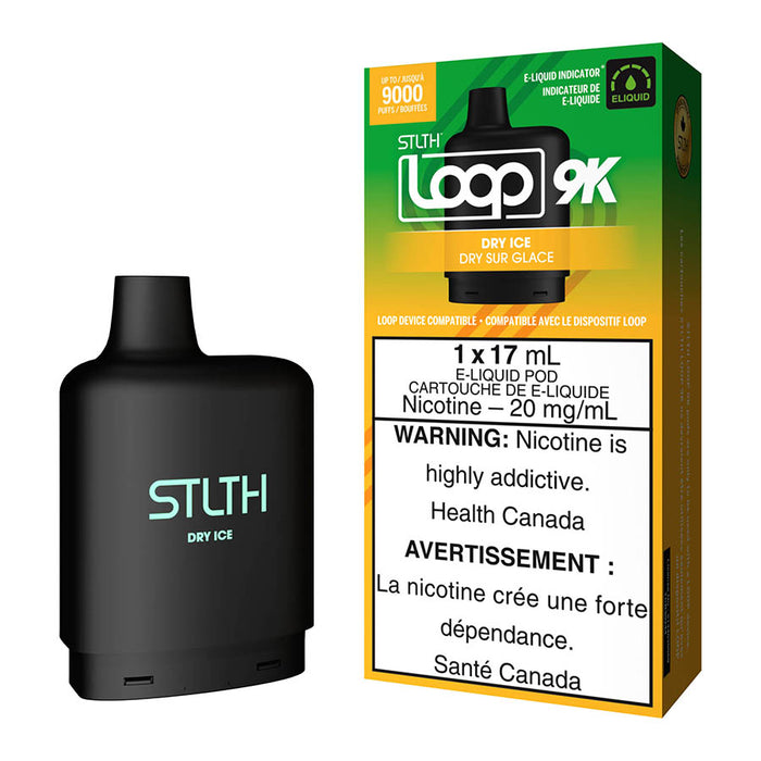 STLTH Loop 9K E-Liquid Pod Pack - Dry Ice