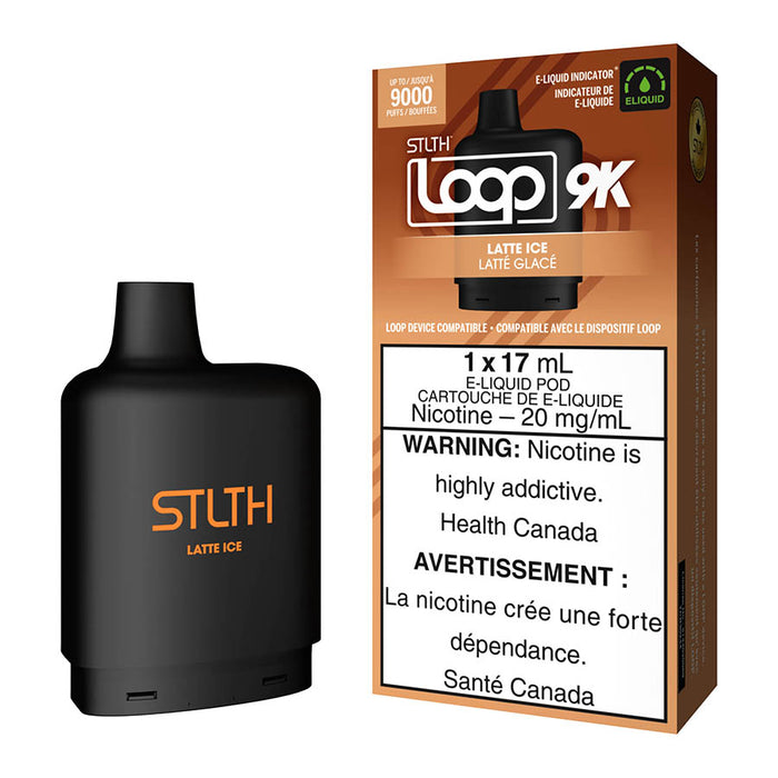 STLTH Loop 9K E-Liquid Pod Pack - Latte Ice