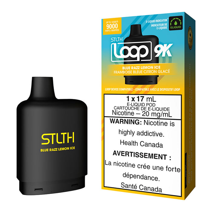 STLTH Loop 9K Pod Pack - Blue Razz Lemon Ice