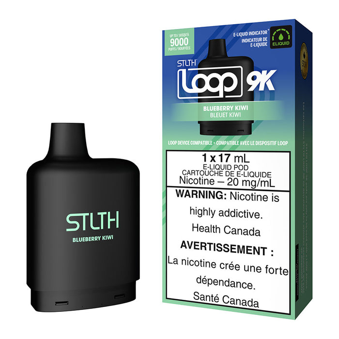 STLTH Loop 9K Pod Pack - Blueberry Kiwi