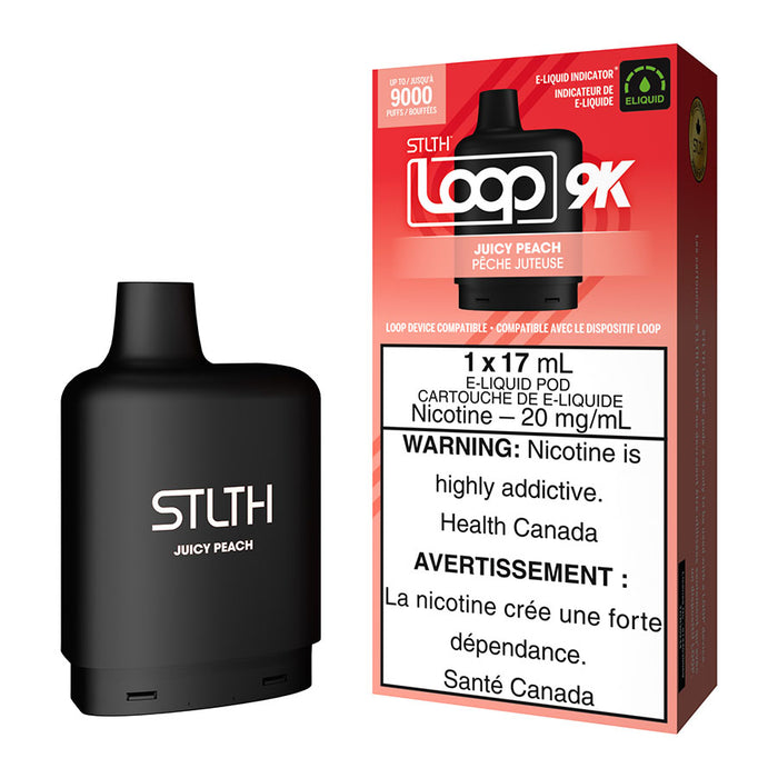 STLTH Loop 9K Pod Pack - Juicy Peach