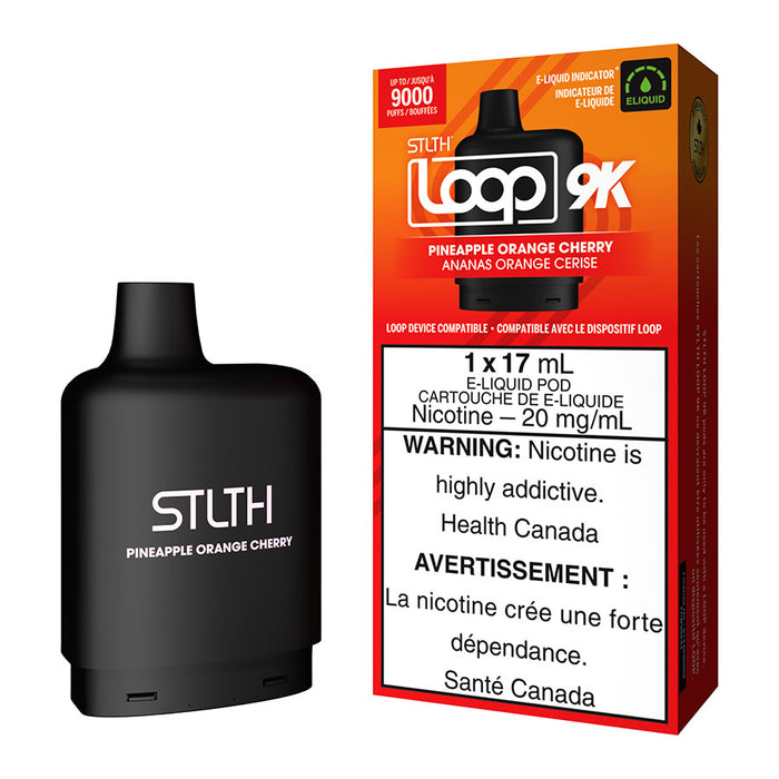 STLTH Loop 9K Pod Pack - Pineapple Orange Cherry