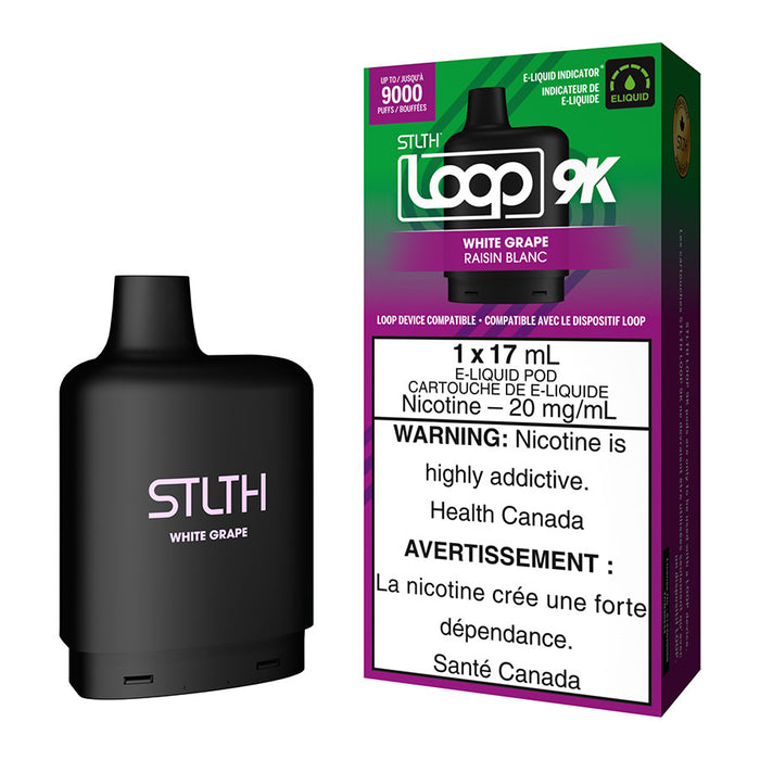 STLTH Loop 9K Pod Pack - White Grape