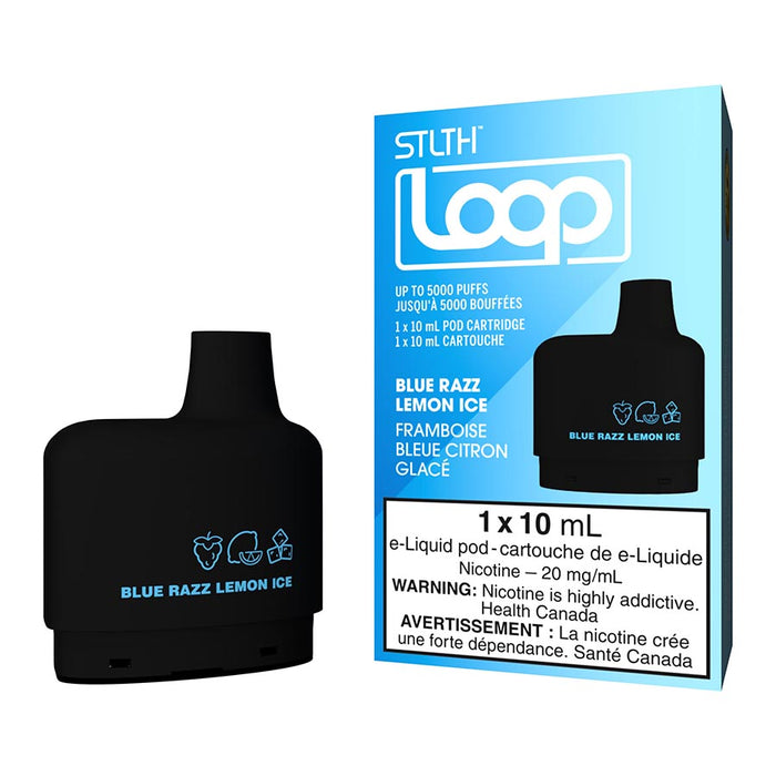 STLTH Loop Disposable Vape Pod Pack - Blue Razz Lemon Ice