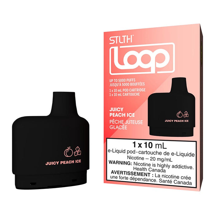 STLTH Loop Disposable Vape Pod Pack - Juicy Peach Ice
