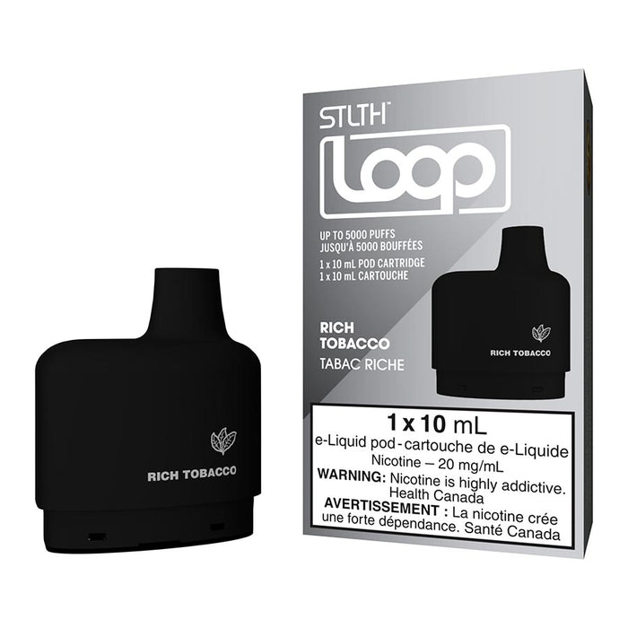 STLTH Loop Disposable Vape Pod Pack - Rich Tobacco