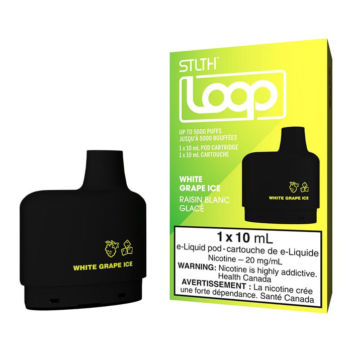 STLTH Loop Disposable Vape Pod Pack - White Grape Ice