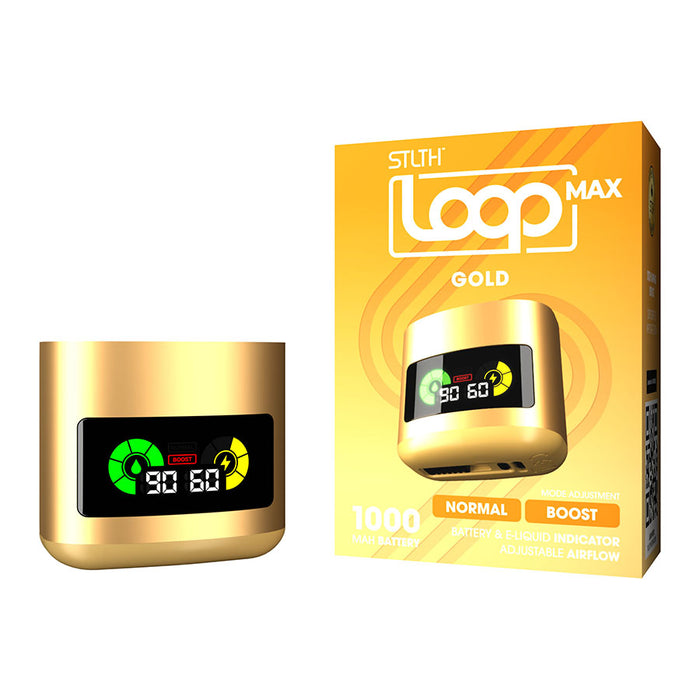 STLTH Loop Max Closed Pod Device Gold