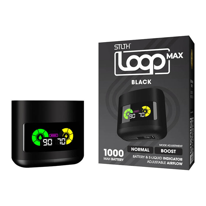 max battery vape STLTH Loop Max Closed Pod Device max battery vape STLTH Loop Max Closed Pod Device