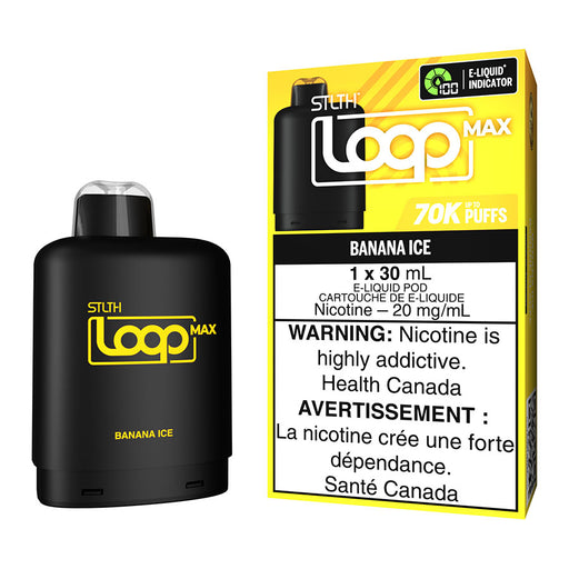 STLTH Loop Max E-Liquid Pod Pack - Banana Ice 30ml