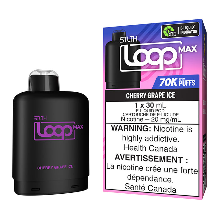 STLTH Loop Max E-Liquid Pod Pack - Cherry Grape Ice 30ml