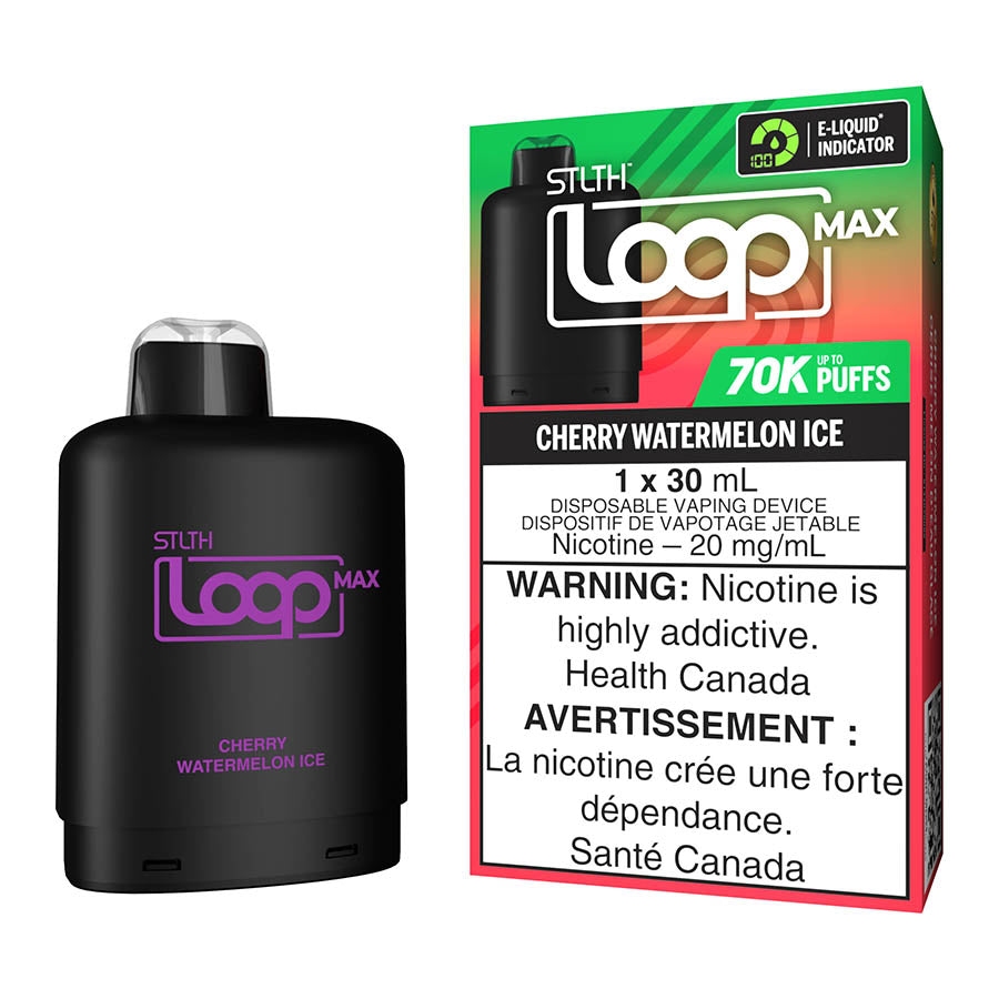 STLTH Loop Max E-Liquid Pod Pack - Cherry Watermelon Ice 30ml