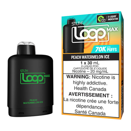 STLTH Loop Max E-Liquid Pod Pack - Peach Watermelon Ice 30ml