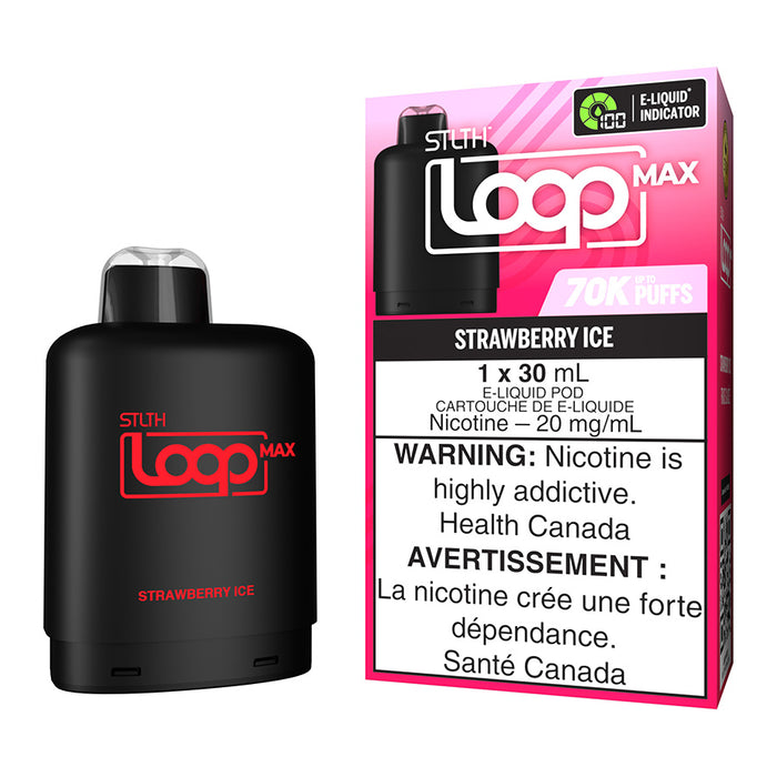 STLTH Loop Max E-Liquid Pod Pack - Strawberry Ice 30ml