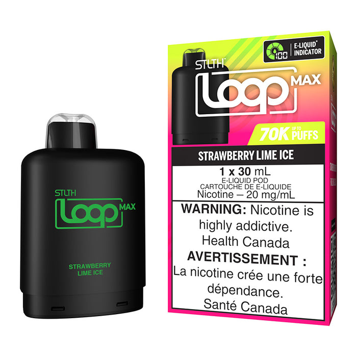 STLTH Loop Max E-Liquid Pod Pack - Strawberry Lime Ice 30ml