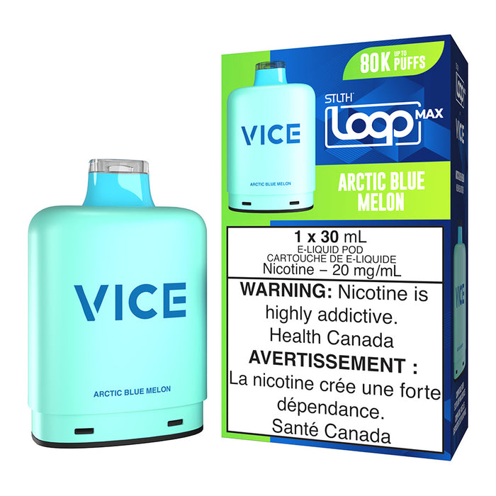 STLTH Loop Max x Vice E-Liquid Pod Pack - Arctic Blue Melon 30ml